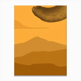 Bananas On Mars Canvas Print