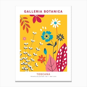 Galleria Botanica Toscana Canvas Print
