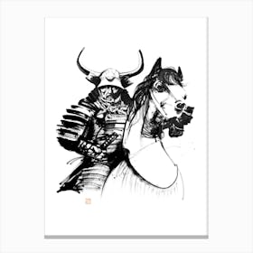 Samurai Horse Canvas Print