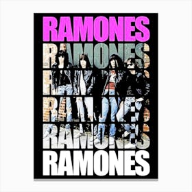 Ramones band music 1 Canvas Print