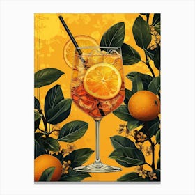 Aperol Spritz Art Print 166 Canvas Print