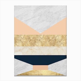 Geometric textures art 6 Canvas Print