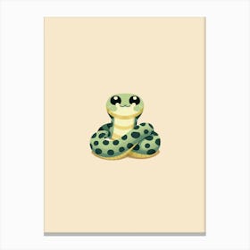 Cute Snake Print for Baby Room Canvas Print
