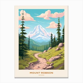 Mount Robson Provincial Park Canada 1 Hike Poster Canvas Print