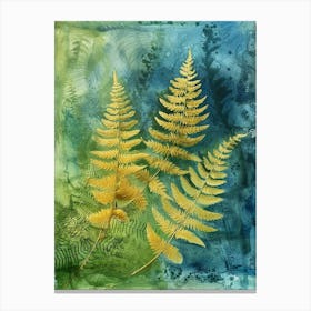 Marsh Fern Painting 2 Canvas Print