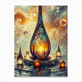 Celestial Reflections: The Universe Within Canvas Print