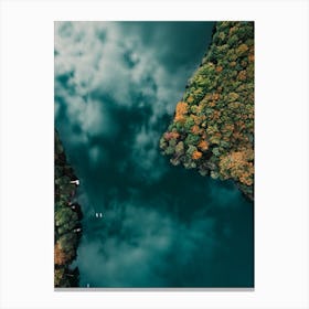 Forest And Water Canvas Print