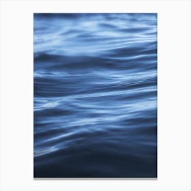Blue Ocean Waves Canvas Print