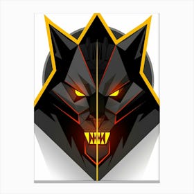 Wolf Logo Canvas Print