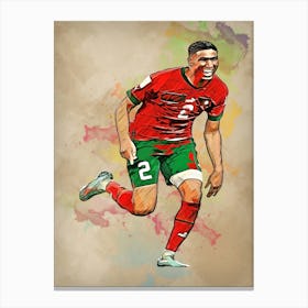 Achraf Hakimi 1 Canvas Print