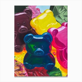 Gummy Bears Big Painting Canvas Print