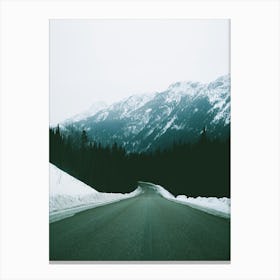 BC Mountain Drive Canvas Print