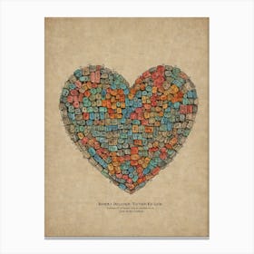 Heart Of Love 11 Canvas Print