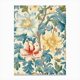 Floral Wallpaper 47 Canvas Print