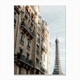 Paris Travel Poster - Eiffel Tower_2156244 Canvas Print