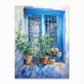 Blue Window 2 Canvas Print