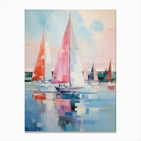 Sailboats 22 Canvas Print