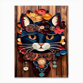 Free Spirited Cat Canvas Print