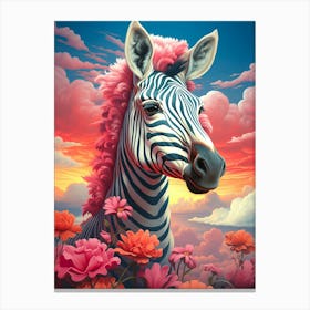 Zebra Canvas Print