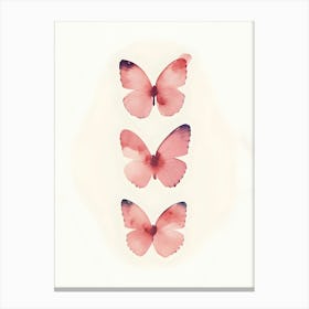 Pink Butterflies Canvas Print