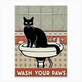 Wash Your Paws 23 Canvas Print