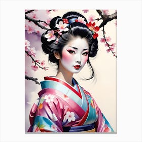 Geisha 186 Canvas Print