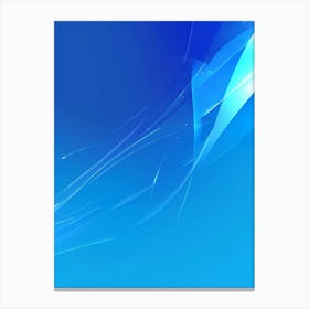 Blue Abstract Background Canvas Print