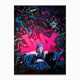 Arcane Jinx Graffiti 1 Canvas Print