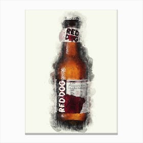 Red Dog Canvas Print