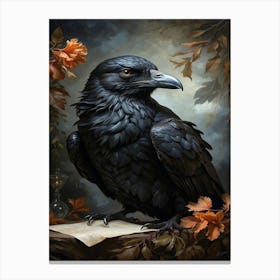 Raven 3 Canvas Print