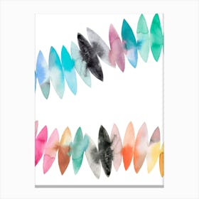 Abstract Geometric Surf Canvas Print