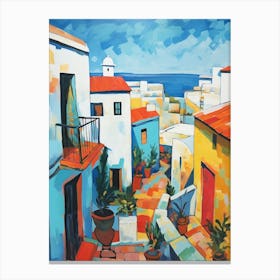 Essaouira Morocco 4 Fauvist Painting Canvas Print