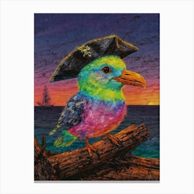 Pirate Bird 4 Canvas Print