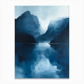 Blue Mountain Lake Canvas Print