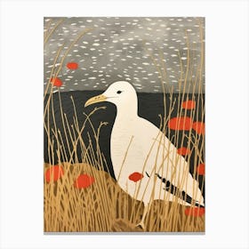 Bird Illustration Albatross 4 Canvas Print