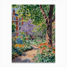 Chelsea Physic Garden London Parks Garden 5 Painting Canvas Print