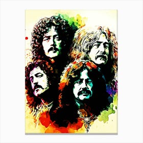 Led Zeppelin band music Canvas Print