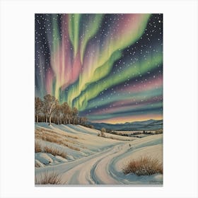 Aurora Borealis no1 Canvas Print