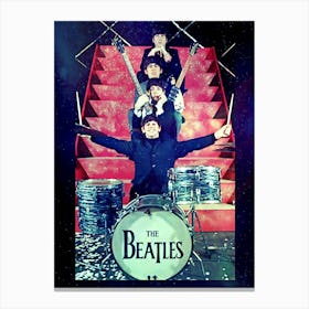 the Beatles In Space Canvas Print