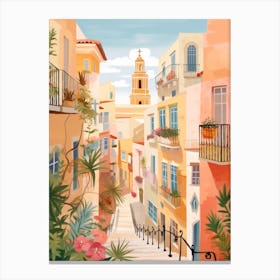 Cadiz Spain 7 Illustration Canvas Print