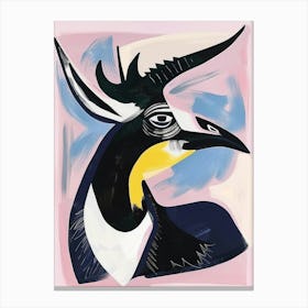 Horned Stork Canvas Print