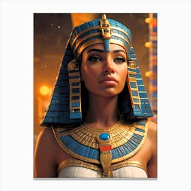 Cleopatra Portrait Artwork 14 Canvas Print