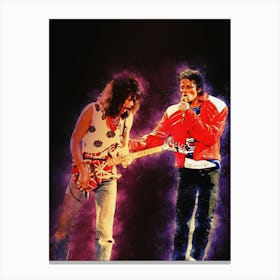 Spirit Van Halen (Guitarist ) & Michael Jackson Beat It Canvas Print
