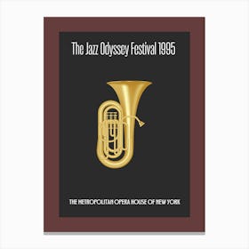 Jazz Odyssey Festival 1965 Concert  Canvas Print