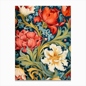 Floral Wallpaper 168 Canvas Print