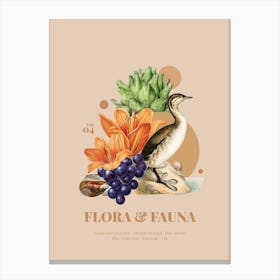 Flora & Fauna with Horned Gebe Canvas Print