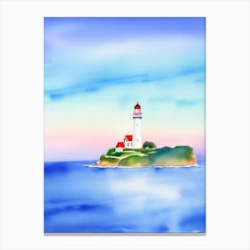 Lighthouse Ocean Canvas Print