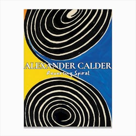 Alexander Calder Amazing Spiral Canvas Print