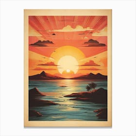 Sunset Canvas Print art print Canvas Print