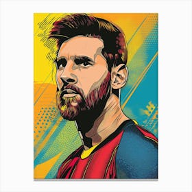 Lionel Messi 2 Canvas Print